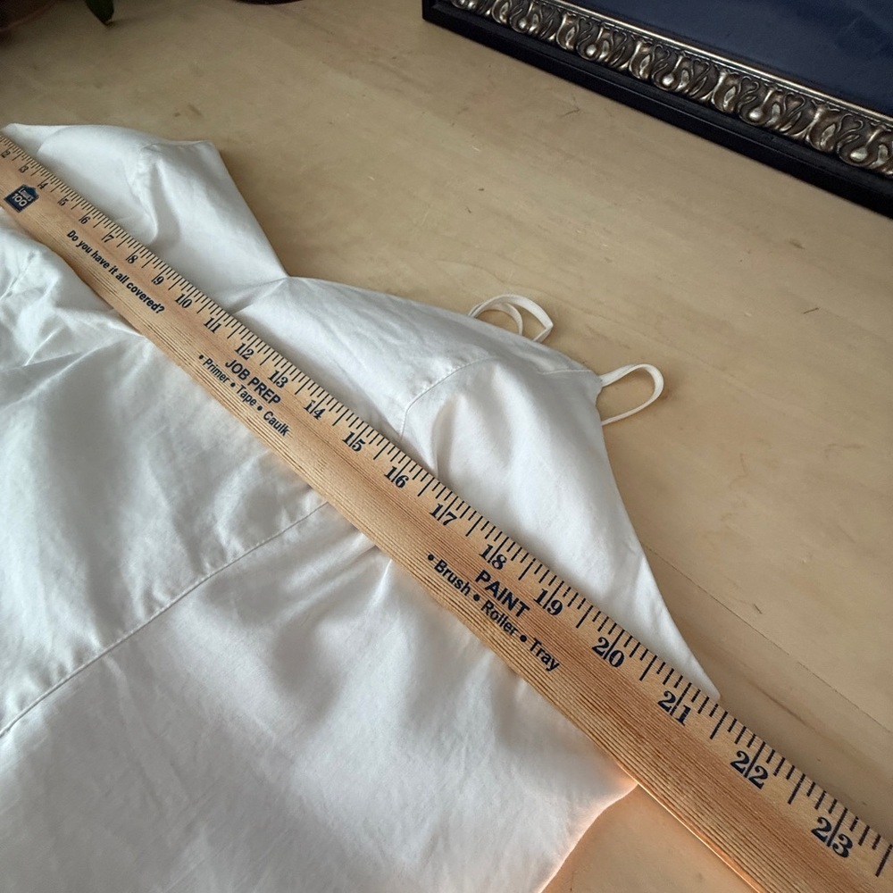Elizabeth and James White Sleeveless White Smocked Back Camisole Blouse - Picture 9 of 9